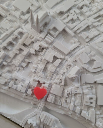 Herz zum Markieren eines 3D-Bildes